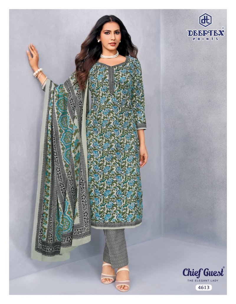 Chief Guest Vol 46 By Deeptex Cotton Printed Dress Material